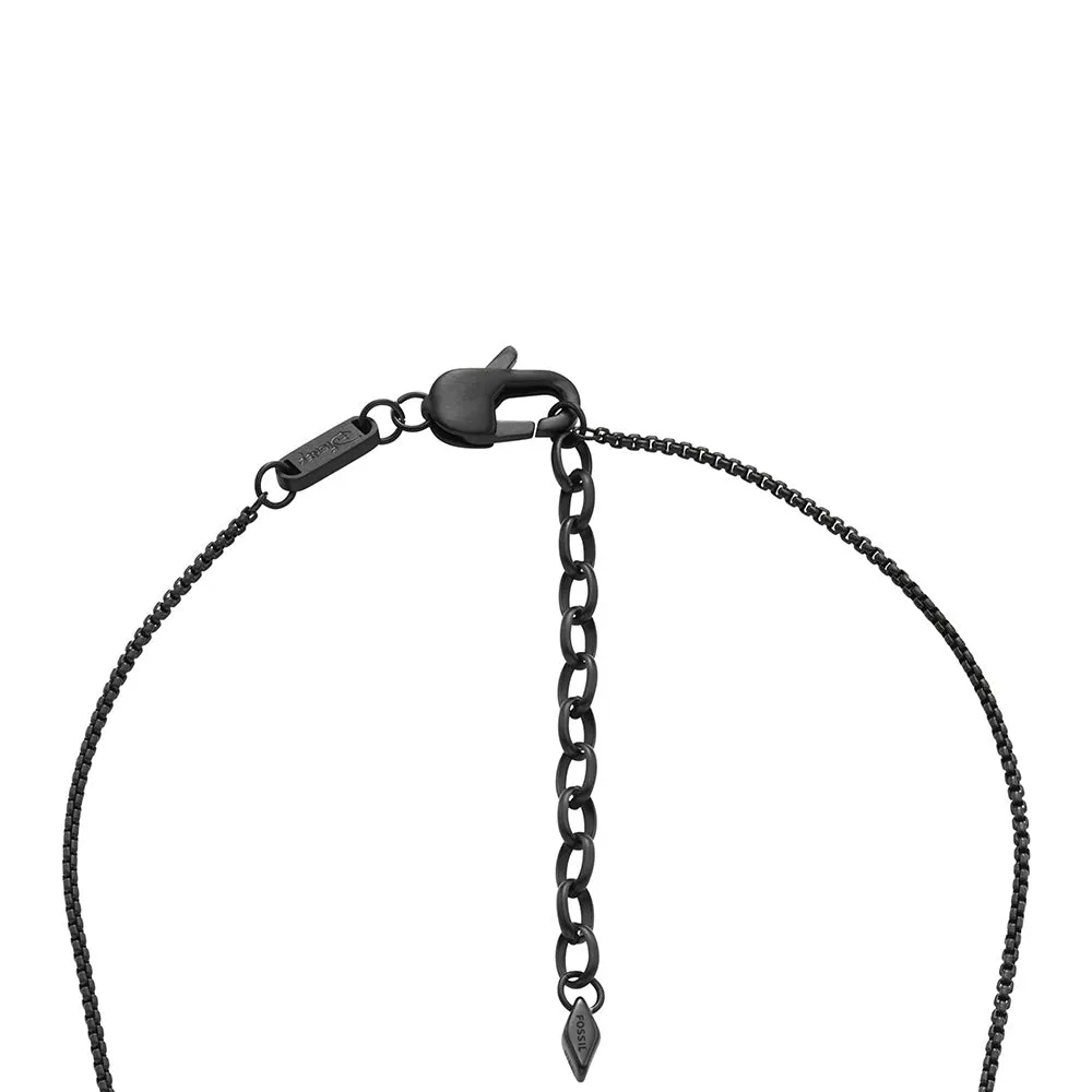 Disney Mickey Mouse Black Plated Stainless Steel 3D Pendant on Chain 100th Disney Anniversary Shiels
