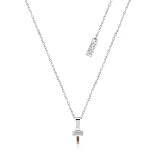 Disney Stainless Steel Thor Pendant On Chain Shiels