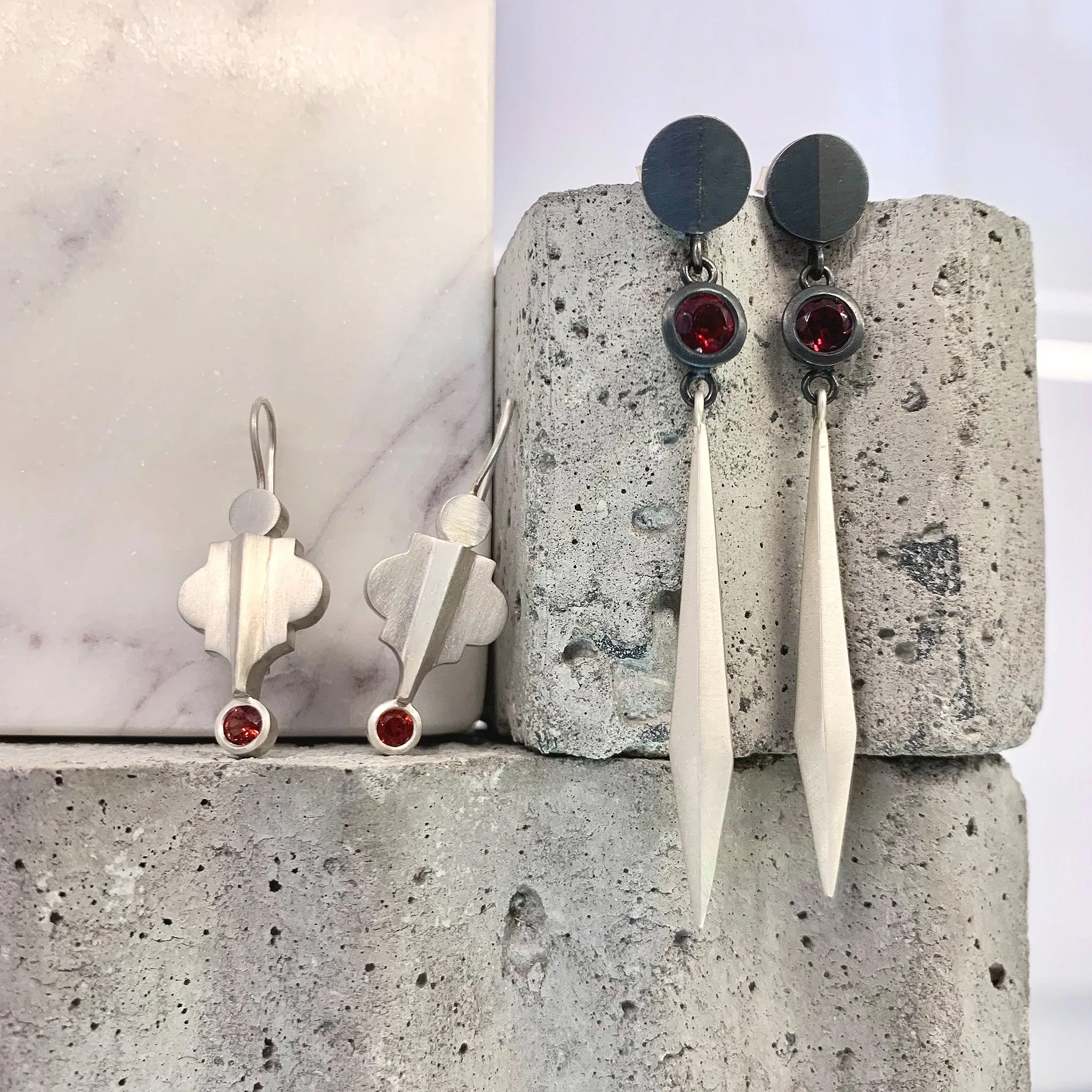Divide Drops Earrings Pieces of Eight
