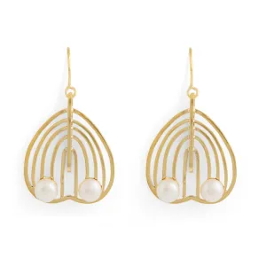 Feathered Formation Hook Earrings Pieces of Eight
