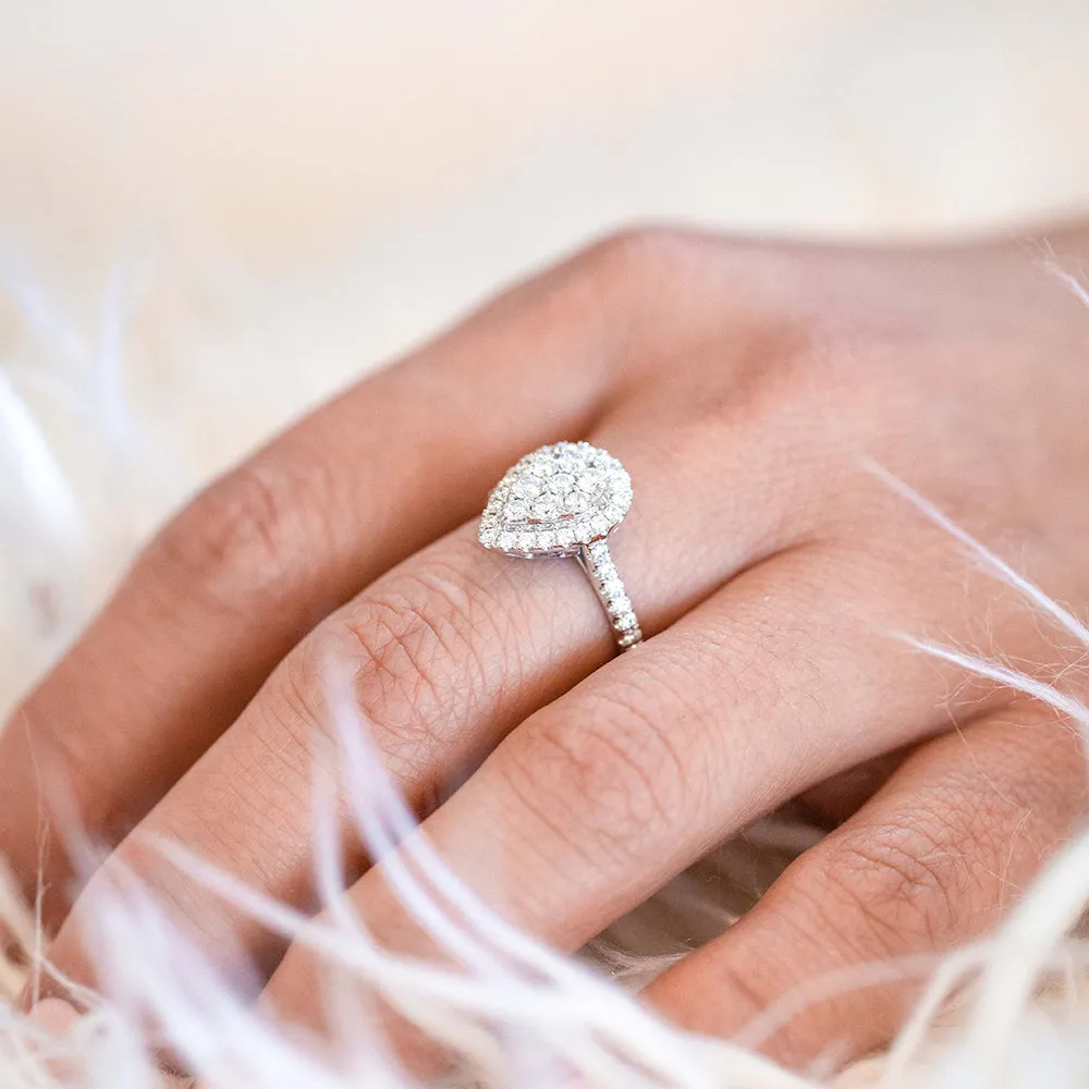 Flawless 1 Carat 9ct White Gold Diamond Ring Shiels