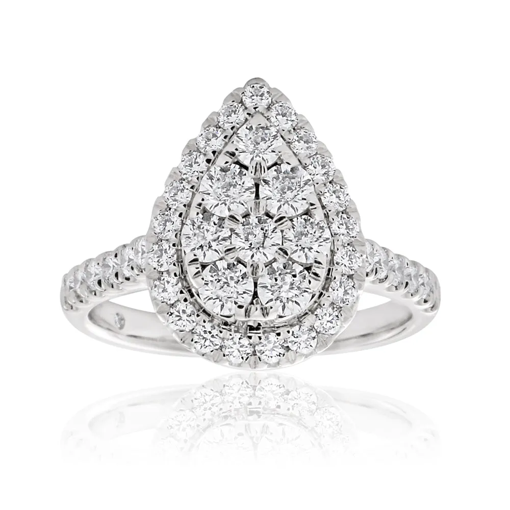 Flawless 1 Carat 9ct White Gold Diamond Ring Shiels