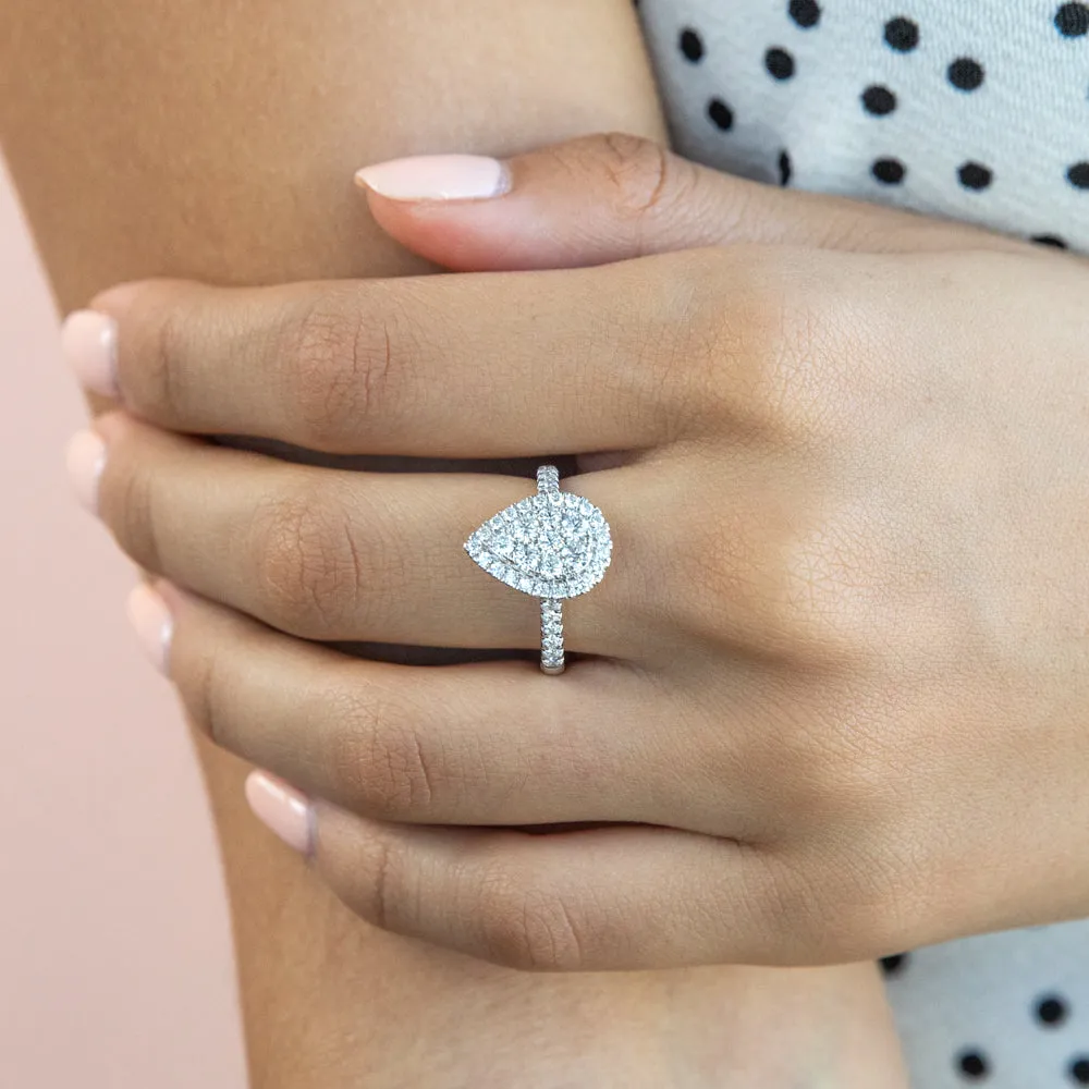 Flawless 1 Carat 9ct White Gold Diamond Ring Shiels