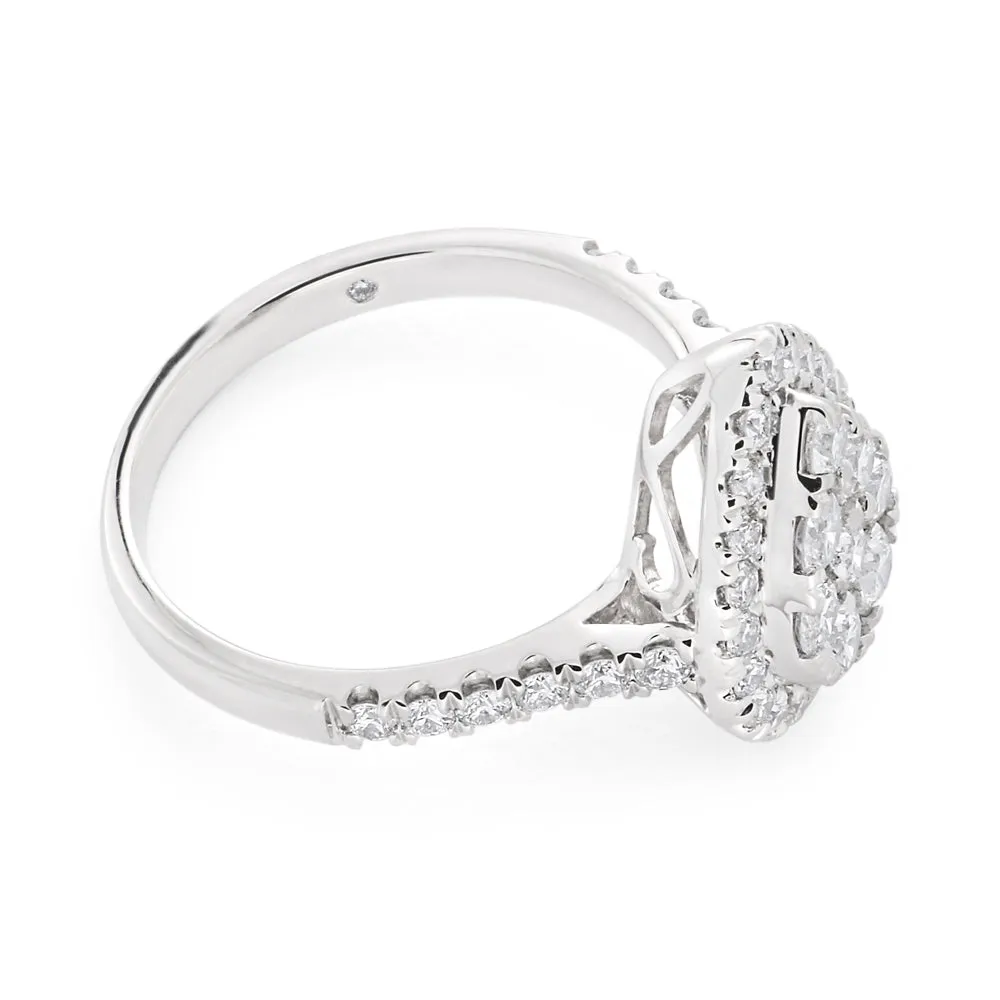 Flawless 1 Carat 9ct White Gold Diamond Ring Shiels