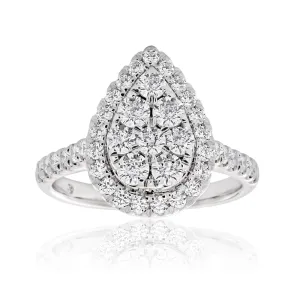 Flawless 1 Carat 9ct White Gold Diamond Ring Shiels