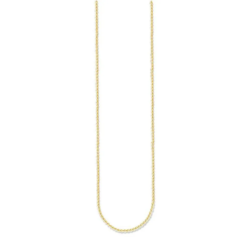 Gold Plated Sterling Silver Thomas Sabo Charm Club Fine Link 45-50cm Shiels