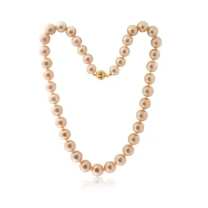 Golden South Sea 9-12mm Graduated Pearl 45cm Strand with 9ct Gold Clasp Shiels
