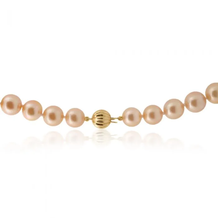 Golden South Sea 9-12mm Graduated Pearl 45cm Strand with 9ct Gold Clasp Shiels