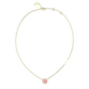 Guess Gold-Plated Stainless-Steel Fuchsia Love Mini 16-18" Chain Shiels