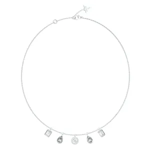 Guess Stainless Steel 4G & 5 Charm 16-18" Chain Shiels