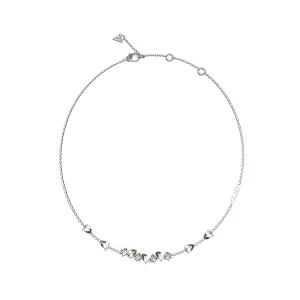 Guess Stainless Steel Multi Crystal 16-18" Chain Shiels