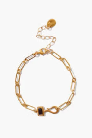 Hypersthene Odyssey Paperclip Bracelet