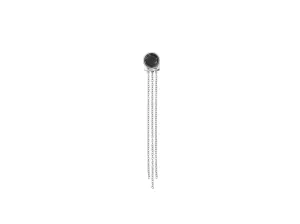 I Taste Silver Earring w. Diamond