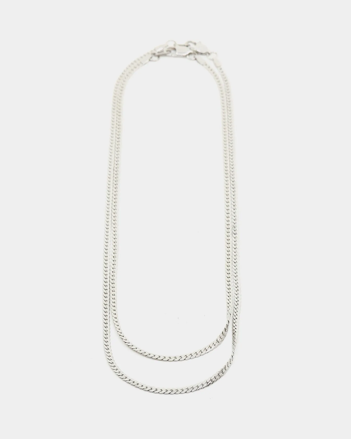 INFRA Textured Cut Curb Chain Set Stainless Steel