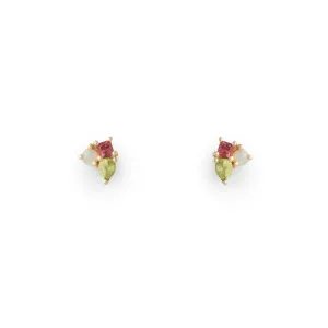 Kaleidoscope Opal Gem Earrings Pieces of Eight
