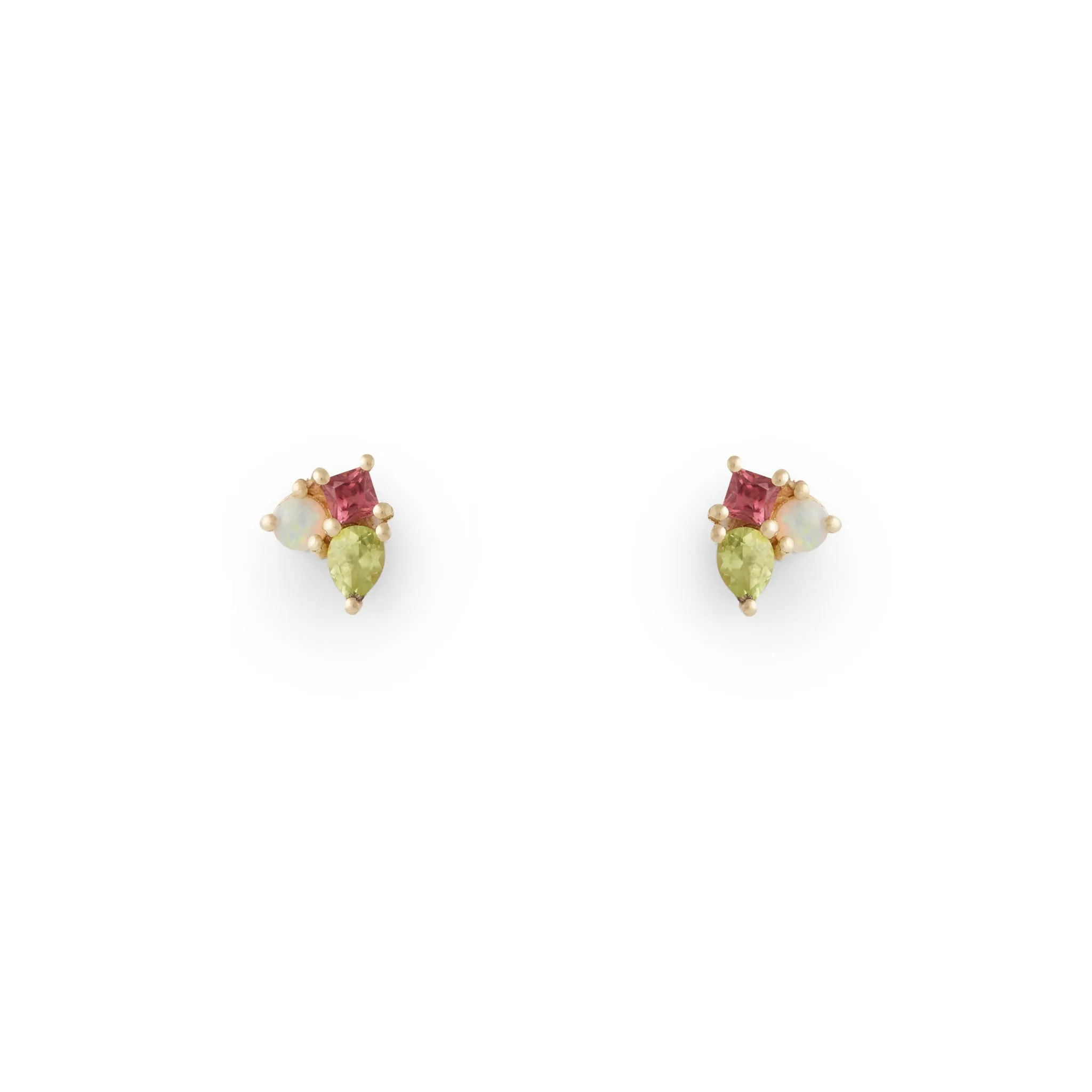 Kaleidoscope Opal Gem Earrings Pieces of Eight