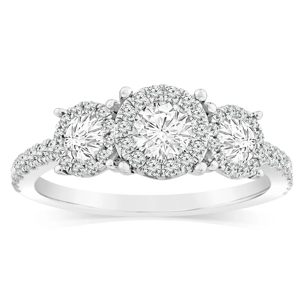 Luminesce Lab Grown 0.95 Carat Diamond Ring in 10ct ? Gold. Shiels