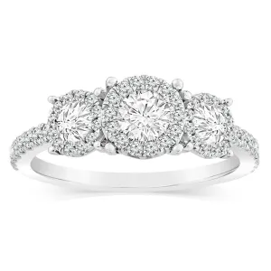 Luminesce Lab Grown 0.95 Carat Diamond Ring in 10ct ? Gold. Shiels