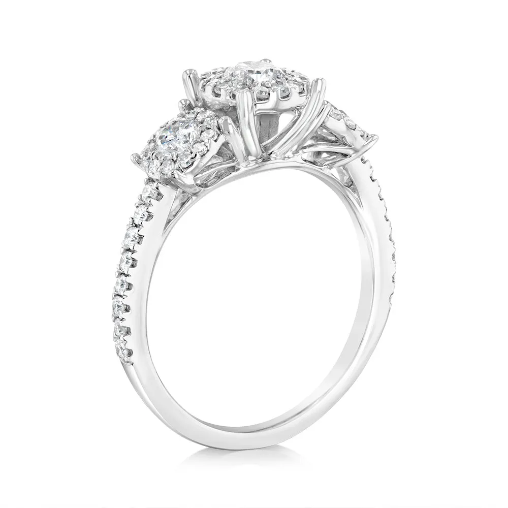 Luminesce Lab Grown 0.95 Carat Diamond Ring in 10ct ? Gold. Shiels
