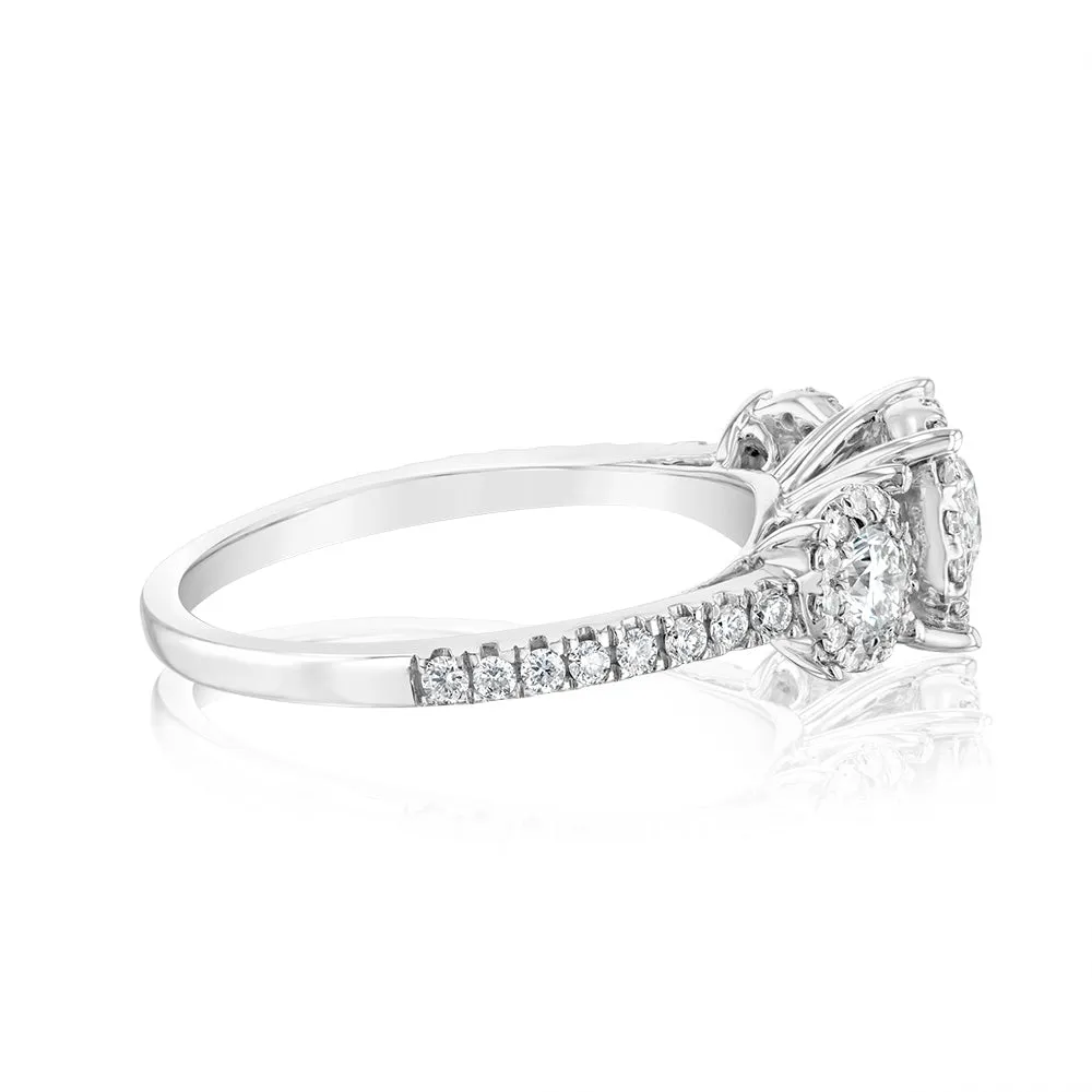 Luminesce Lab Grown 0.95 Carat Diamond Ring in 10ct ? Gold. Shiels