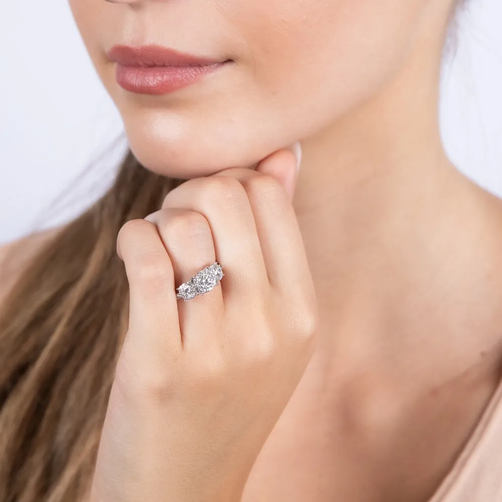 Luminesce Lab Grown 0.95 Carat Diamond Ring in 10ct ? Gold. Shiels