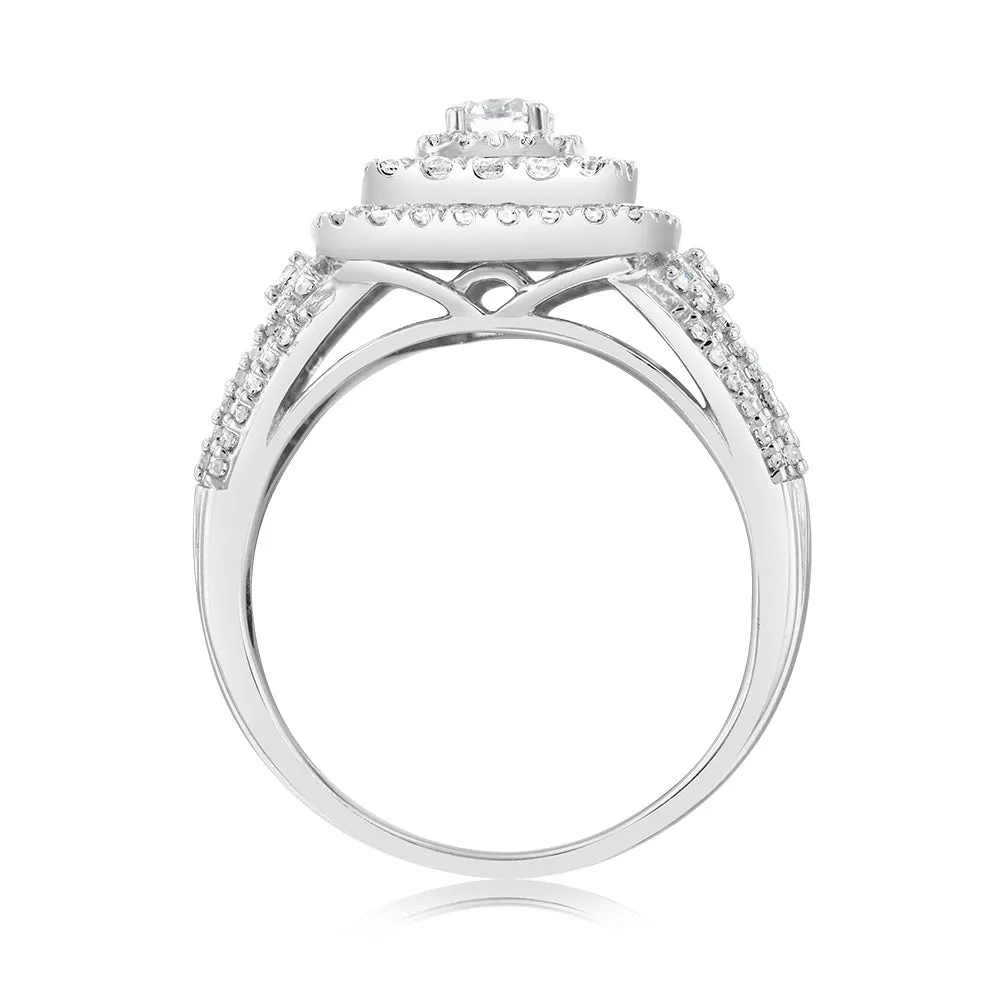 Luminesce Lab Grown 1 Carat Diamond Ring in 10ct White Gold Shiels