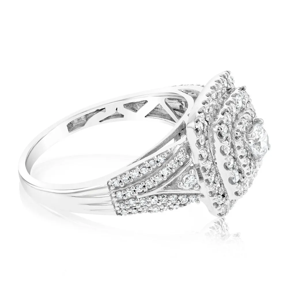 Luminesce Lab Grown 1 Carat Diamond Ring in 10ct White Gold Shiels