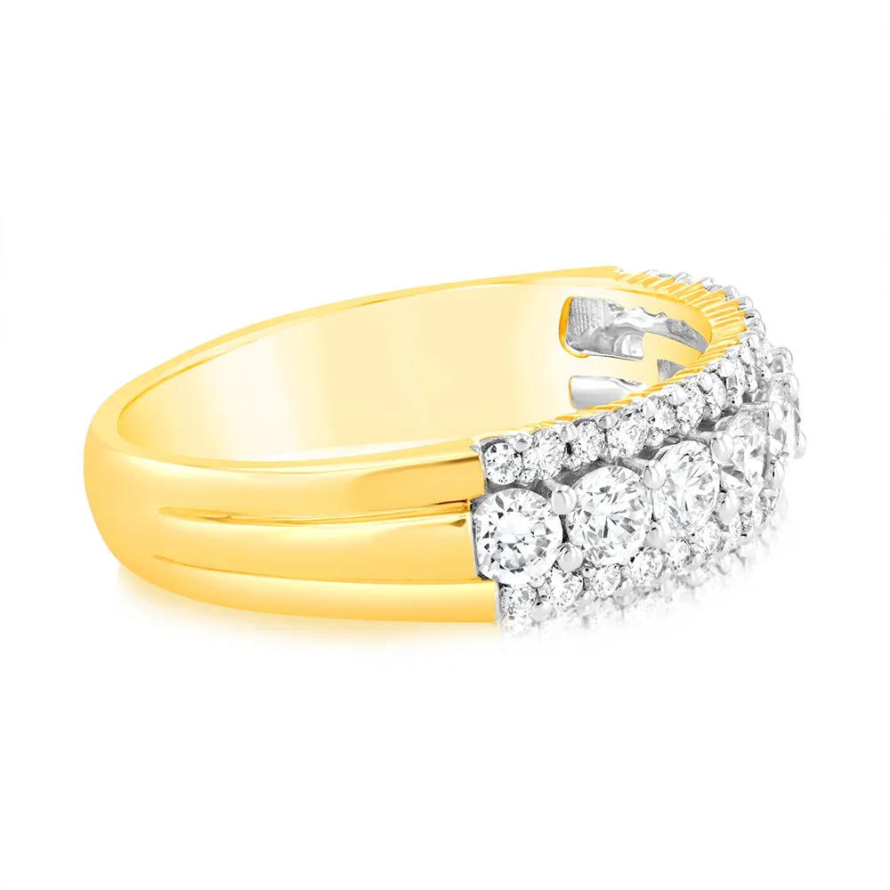 Luminesce Lab Grown 1 Carat Diamond Ring in 9ct Yellow Gold Shiels