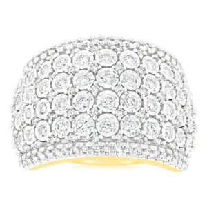 Luminesce Lab Grown 1 Carat Diamond Ring in 9ct Yellow Gold Shiels