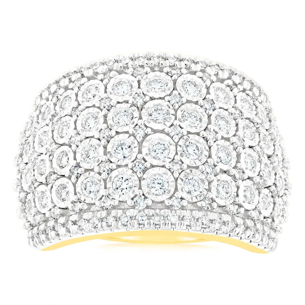 Luminesce Lab Grown 1 Carat Diamond Ring in 9ct Yellow Gold Shiels