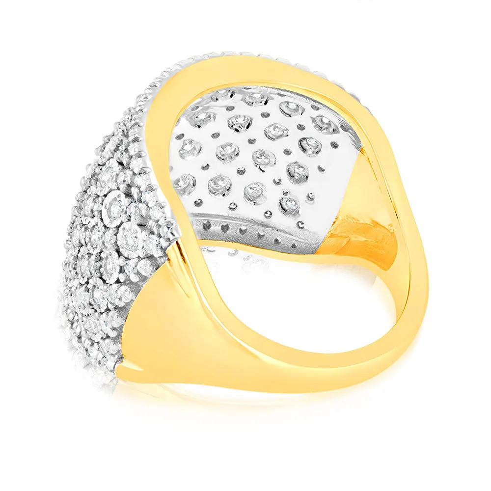 Luminesce Lab Grown 1 Carat Diamond Ring in 9ct Yellow Gold Shiels