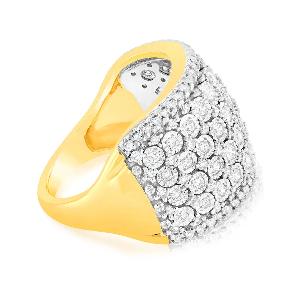 Luminesce Lab Grown 1 Carat Diamond Ring in 9ct Yellow Gold Shiels