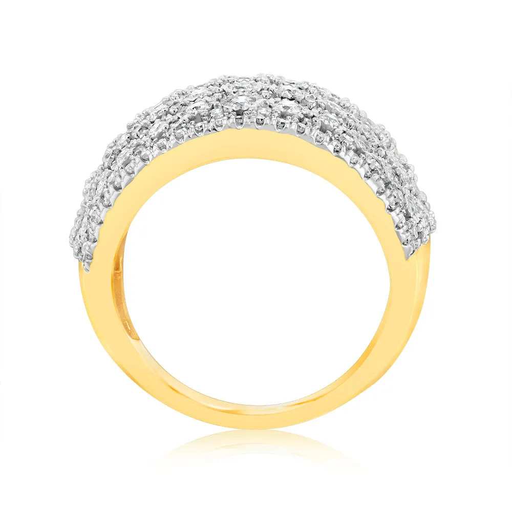 Luminesce Lab Grown 1 Carat Diamond Ring in 9ct Yellow Gold Shiels