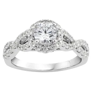 Luminesce Lab Grown 10ct White Gold 1.30 Carat Diamond Ring SIZE N Shiels