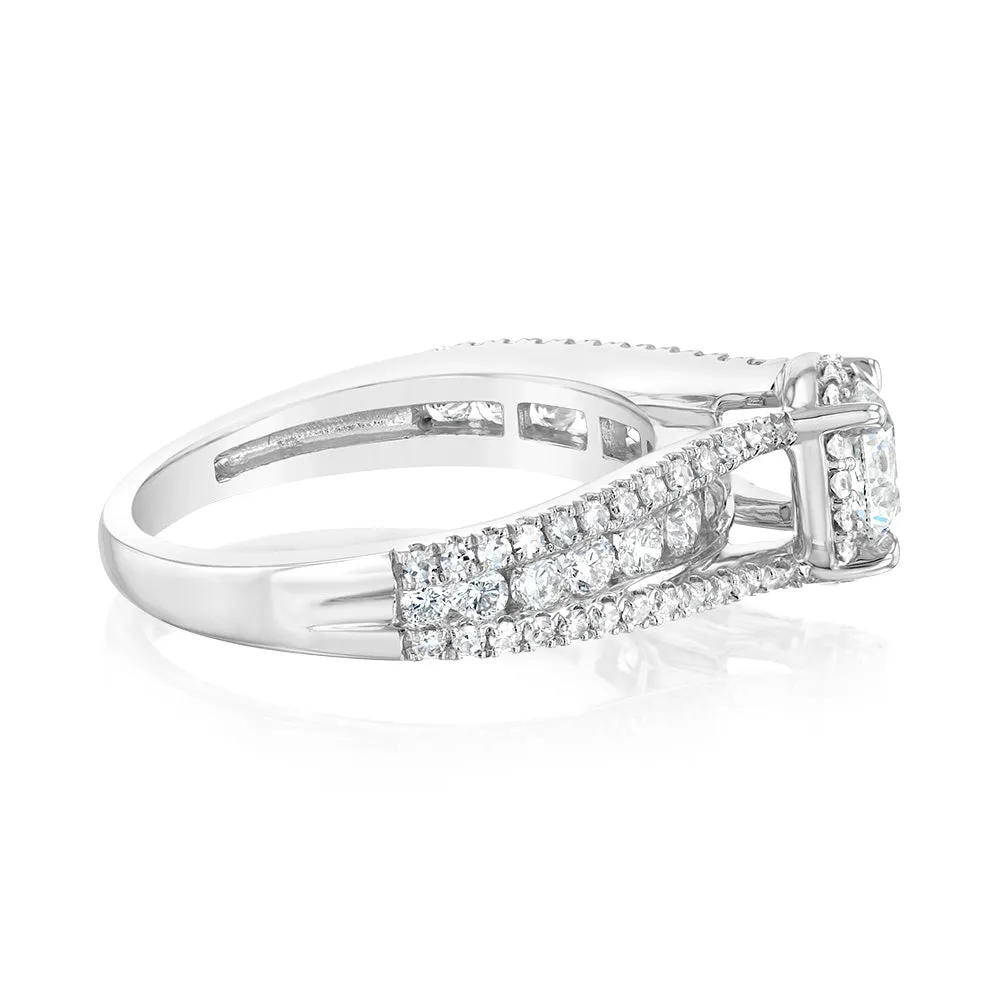 Luminesce Lab Grown 10ct White Gold 1.50 Carat Diamond Ring Shiels