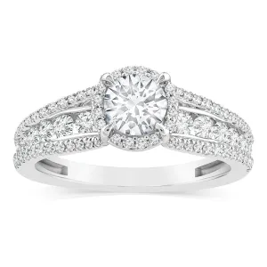 Luminesce Lab Grown 10ct White Gold 1.50 Carat Diamond Ring Shiels