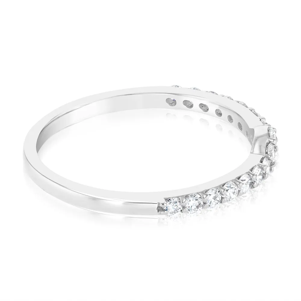 Luminesce Lab Grown 1/3 Carat Diamond Eternity Straight in 18ct White Gold Shiels
