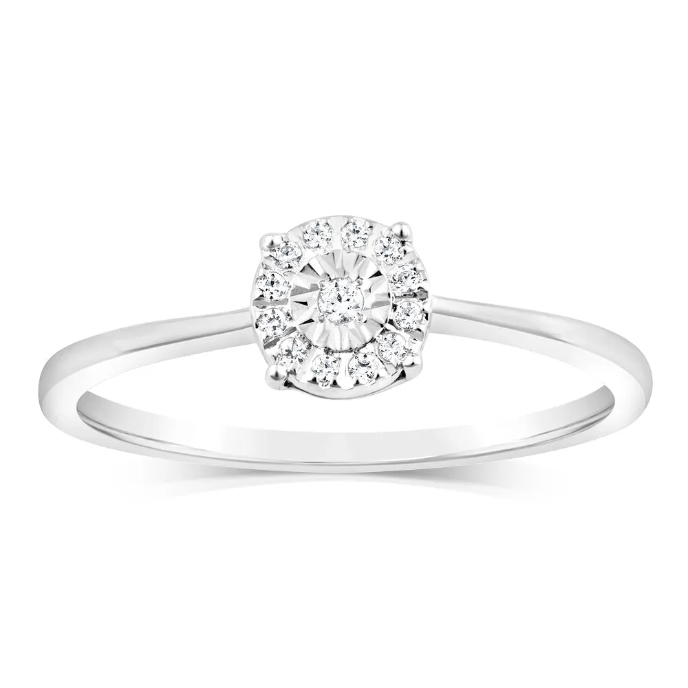 Luminesce Lab Grown 13 Diamonds in Sterling Silver Shiels