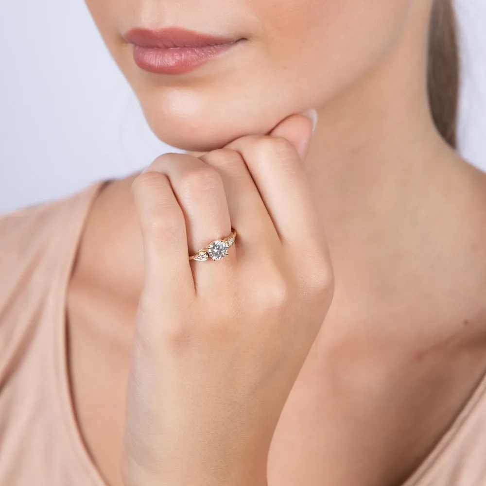 Luminesce Lab Grown 14ct Yellow Gold 1 Carat Diamond Solitaire Fancy Ring Shiels