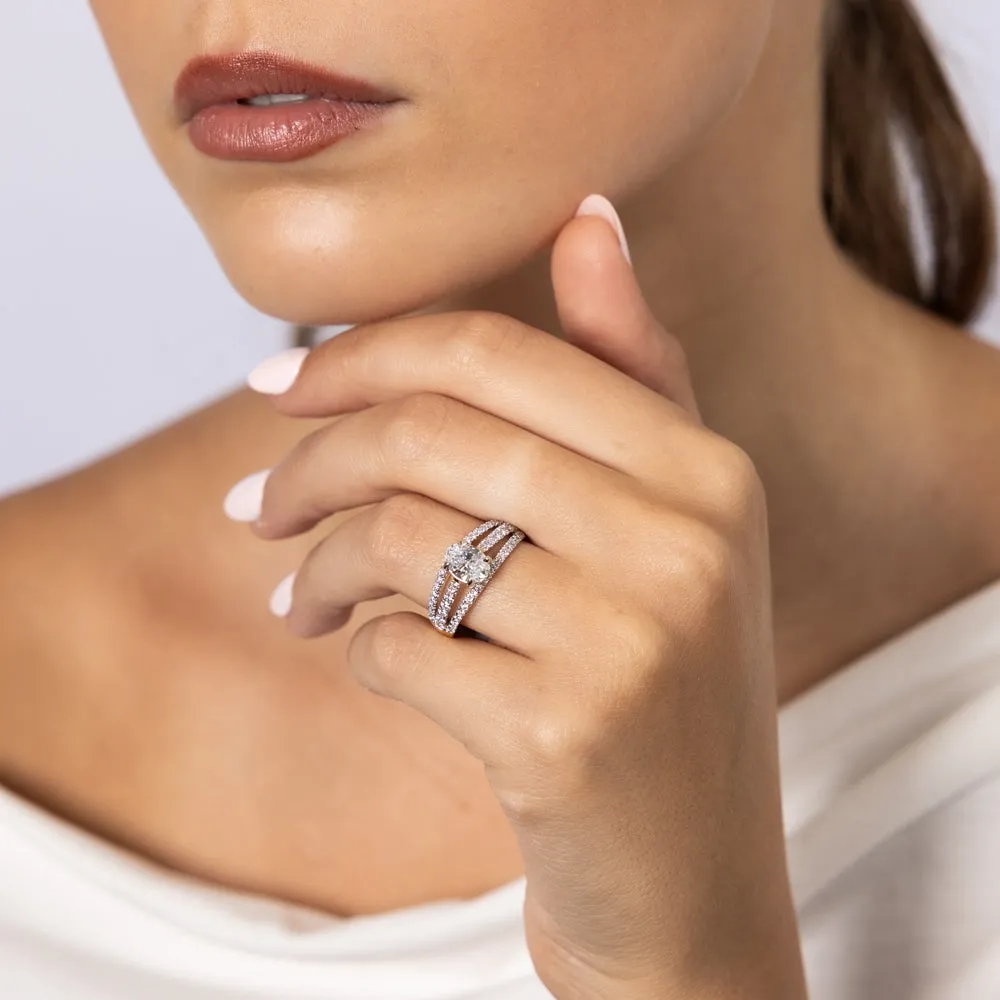 Luminesce Lab Grown 14ct Yellow Gold 1.5 Carat Diamond Solitaire Fancy Ring Shiels