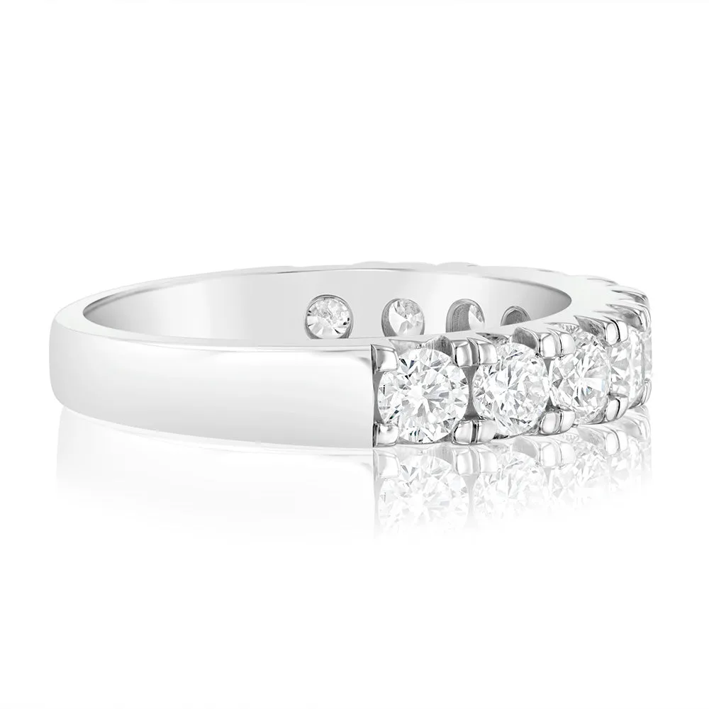 Luminesce Lab Grown 1.5 Carat Diamond Eternity Ring in Sterling Silver Shiels