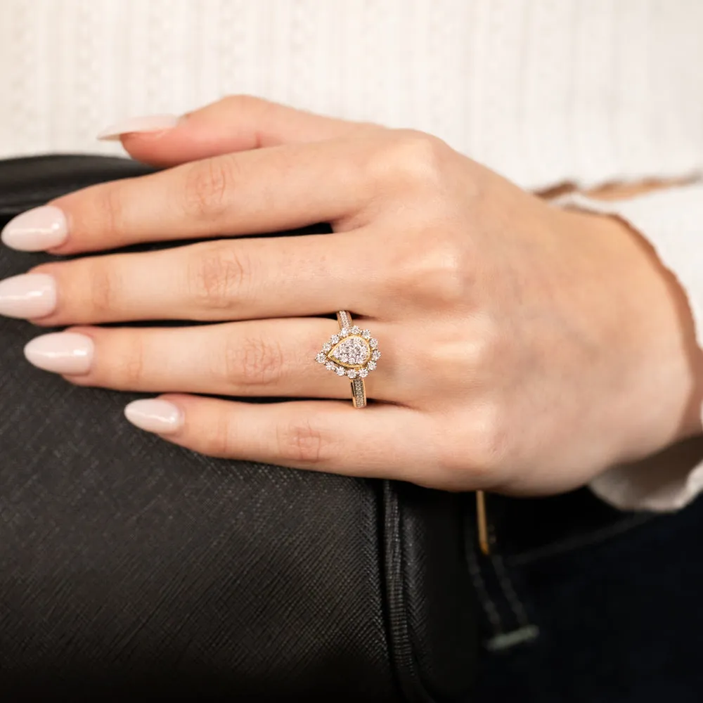 Luminesce Lab Grown 1/5 Carat Diamond Ring in 9ct Yellow Gold Shiels