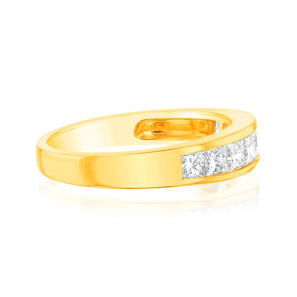 Luminesce Lab Grown 18ct Yellow Gold 0.70 Carat Diamond Wedder Ring Shiels