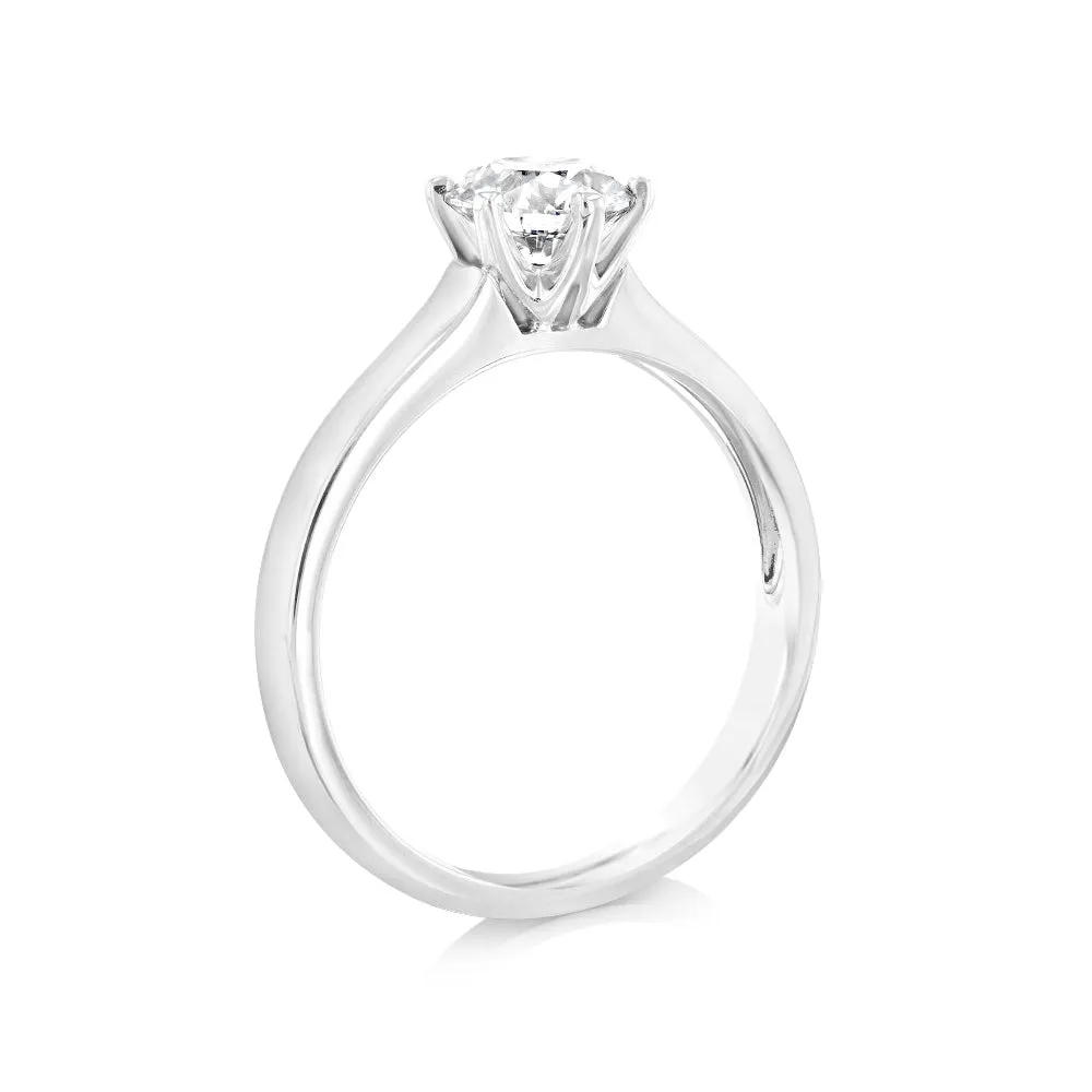 Luminesce Lab Grown 18ct Yellow Gold 1 Carat Certified Diamond Solitaire Ring Shiels