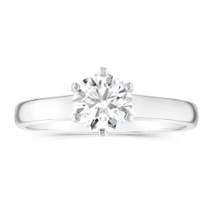 Luminesce Lab Grown 18ct Yellow Gold 1 Carat Certified Diamond Solitaire Ring Shiels