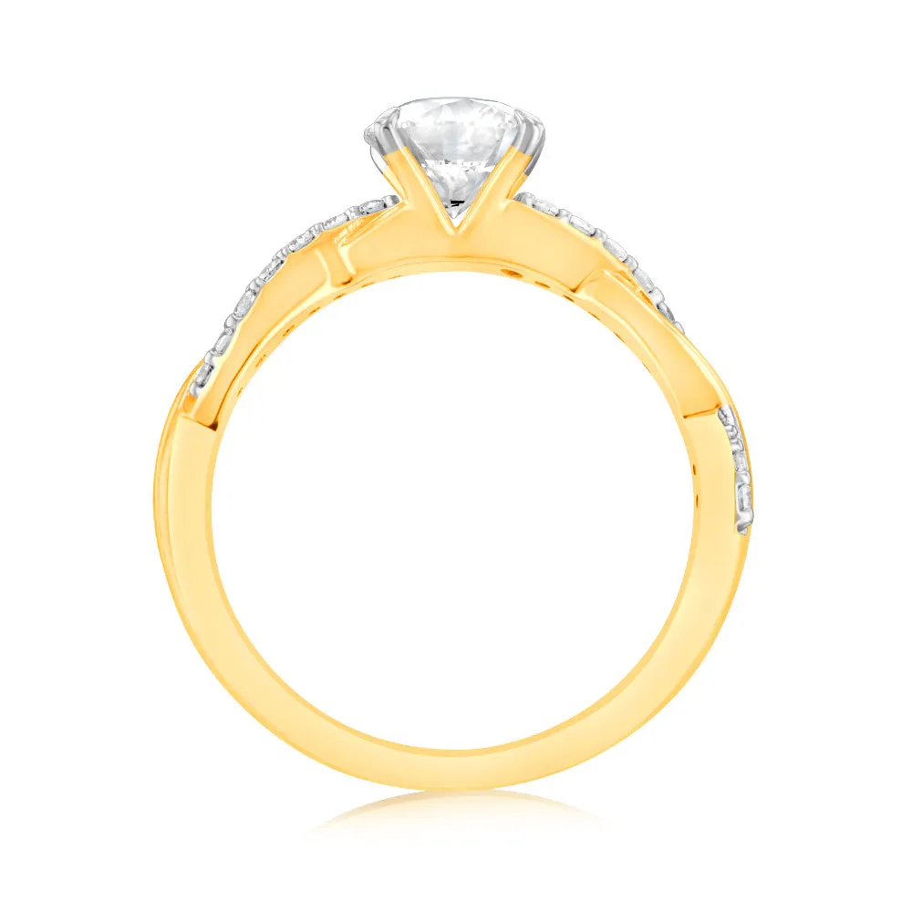 Luminesce Lab Grown 18ct Yellow Gold 1.10 Carats Diamond Engagement Ring Shiels