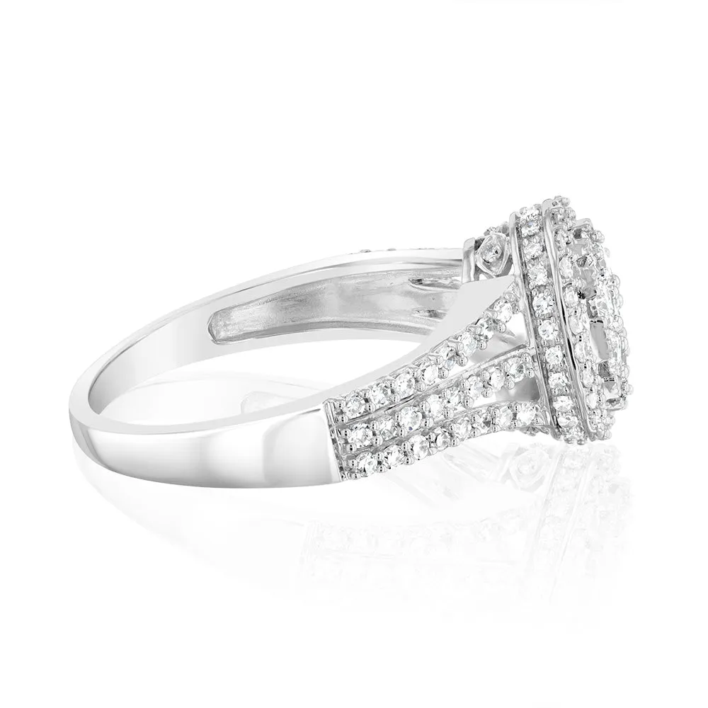 Luminesce Lab Grown 1Carat Diamond Ring in 9ct White Gold Shiels