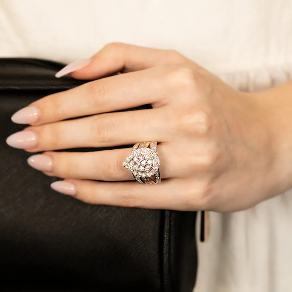 Luminesce Lab Grown 2 Carat Diamond Ring in 9ct Yellow Gold Shiels