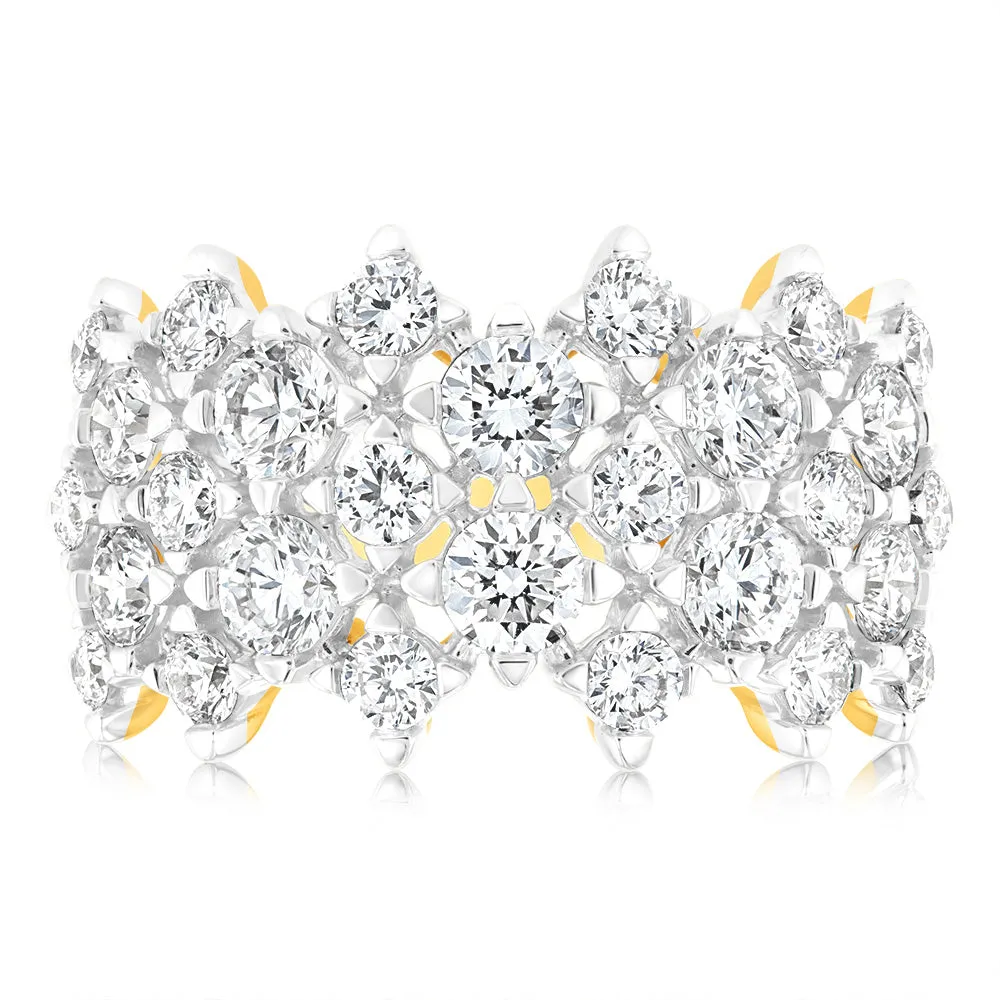 Luminesce Lab Grown 2 Carat Diamond Ring in  9ct Yellow Gold Shiels
