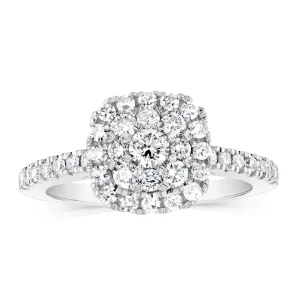 Luminesce Lab Grown 3/4Carat Diamond Ring in 9ct White Gold Shiels